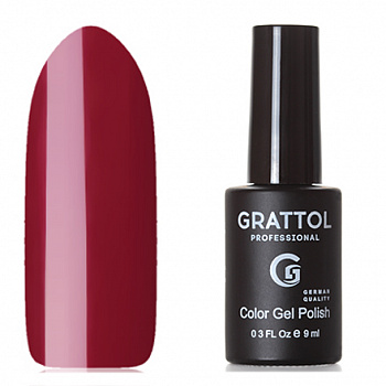 Фото гель-лак №102 color gel polish berry 9 мл, grattol