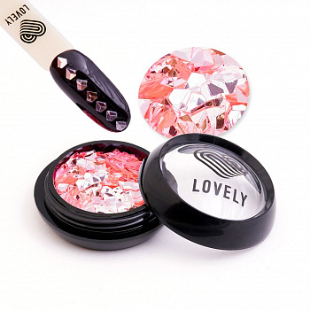 Фото камифубуки алмазы №3 для дизайн ногтей 4 гр, lovely