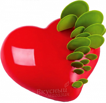 Фото силиконовая форма pavocake сердце 3d 17,5х16,5 см. passion pavoni