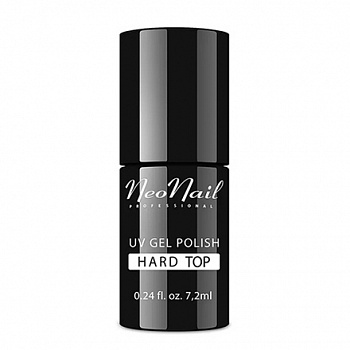 Фото топ с липким слоем глянцевый top hard 7,2 мл, neonail