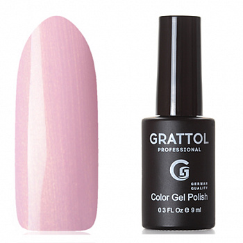 Фото гель-лак №122 color gel polish pink pearl 9 мл, grattol