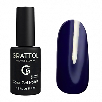 Фото гель-лак №95 color gel polish dark ultramarine 9 мл, grattol
