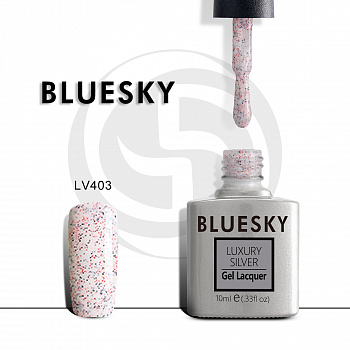 Фото гель-лак №403 luxury silver 10 мл, bluesky