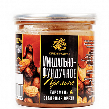 Фото миндально-фундучное пралине орехпродукт джоли, 200 гр.