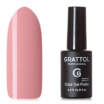 Фото гель-лак №44 color gel polish light pink 9 мл, grattol