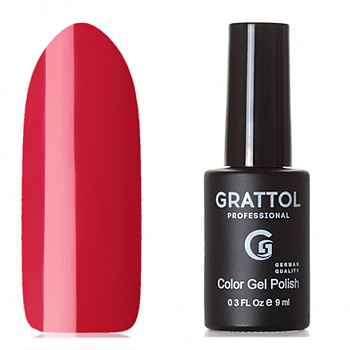 Фото гель-лак №81 color gel polish cherry 9 мл, grattol