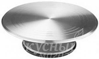 Фото подставка для торта, крутящаяся 36 см. металл cake decorating  stand