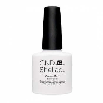 Фото гель-лак №001 cream puff 7,3 мл, cnd shellac