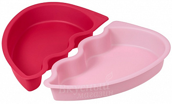 Фото силиконовая форма разбитое сердце broken heart wilton 2105-0226