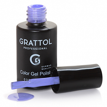 Фото гель-лак №04 color gel polish grey violet 9 мл, grattol