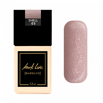 Фото гель-лак №3 marklux shell 12 мл, nika nagel