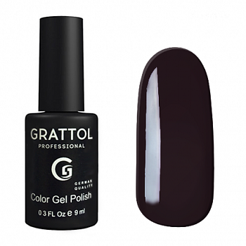 Фото гель-лак №99 color gel polish dark plum 9 мл, grattol