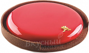 Фото силиконовая форма+кольцо тарт 19 см. kit tarte ring tarte190 silikomart