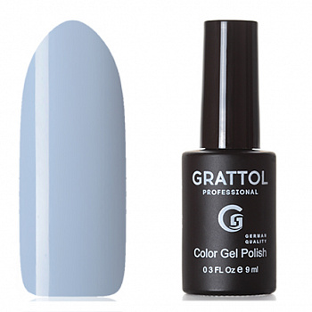 Фото гель-лак №118 color gel polish pale cornflower 9 мл, grattol