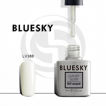 Фото гель-лак №388 luxury silver 10 мл, bluesky