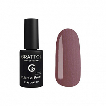 Фото гель-лак №176 color gel polish smoky bordeaux 9 мл, grattol