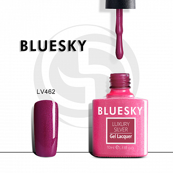 Фото гель-лак №462 luxury silver 10 мл, bluesky