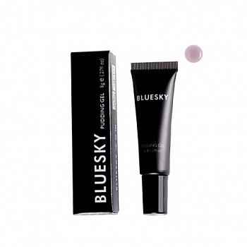 Фото полигель прозрачно розовый pudding gel 8 гр, bluesky