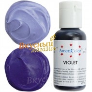 Фото краска фиолетовая гелевая violet americolor, 21 гр.