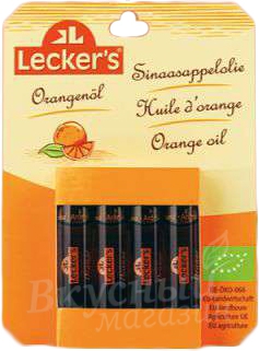 Фото масло апельсина органическое leckers, 4 шт. х 2 мл.