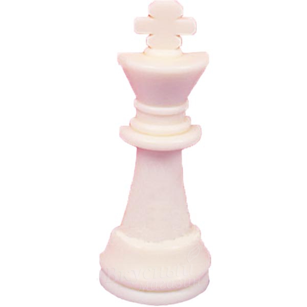 Фото молд для шоколада/мастики силиконовый шахматы король 3d 6,4х2,5 см.