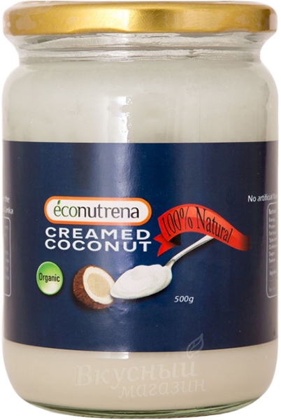 Фото кокосовый крем econutrena, 500 гр.