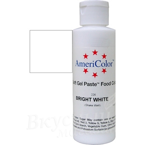 Фото краска белая яркая гелевая bright white americolor, 170 гр.