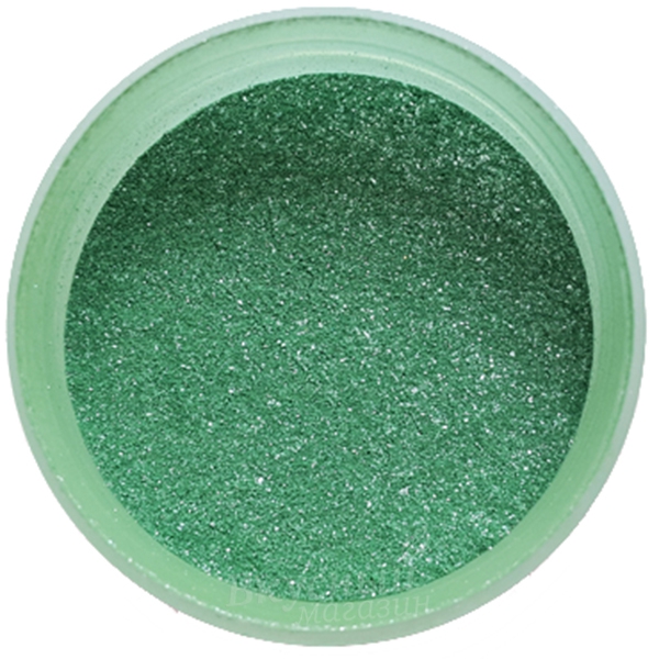 Фото блестящая пыльца съедобная зеленая jewel green food colors, 3,5 гр.