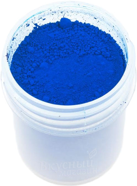 Фото краситель сухой голубой (синий патентованный) жирораств. dinamic, 8 гр.
