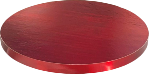 Фото поднос под торт усиленный 40 см., красный 20 мм. lux