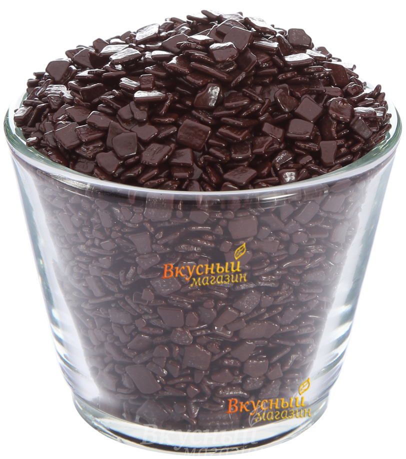 Фото декор крошка темная шоколадная dulcistar, 100 гр.
