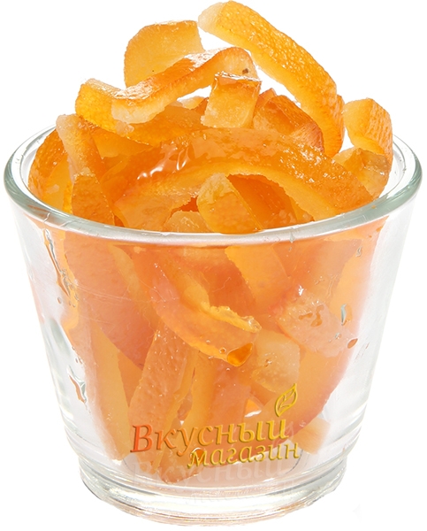 Фото засахаренные апельсины полоски ambrosio, 100 гр.