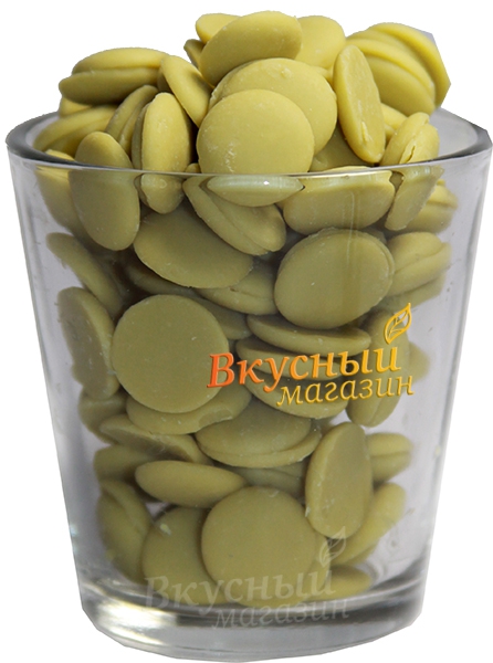 Фото глазурь в дисках фисташковая centramerica verde pistacchio mm, 200 гр.