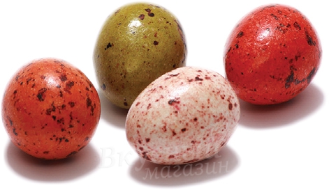 Фото украшение шоколадное драже перепелиные яйца bind, 100 гр.