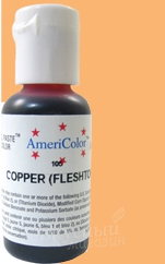Фото краска телесная гелевая copper(fleshtone) americolor, 21 гр.