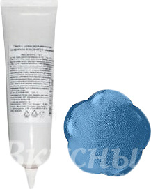 Фото краска синяя (лак) гелевая жидкая топ продукт, 90 гр.