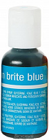 Фото краска для аэрографа голубая яркая neon bright blue chefmaster, 18 гр. (набор 2 шт.) 
