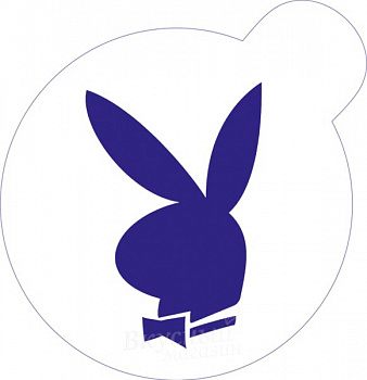 Фото трафарет для мастики/марципана playboy m056