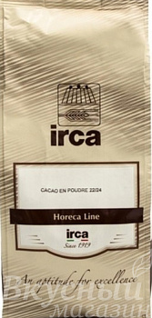 Фото какао-порошок алкализованный 22-24% horeca line irca, 1 кг. 71151