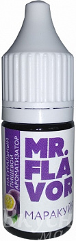 Фото ароматизатор натуральный жидкий маракуйя mr.flavor, 10 мл.