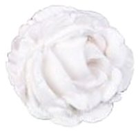 Фото украшение сахарное роза белая, 17 шт. топ продукт