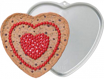 Фото форма металлическая сердце heart cookie pan wilton 2105-6203 3232