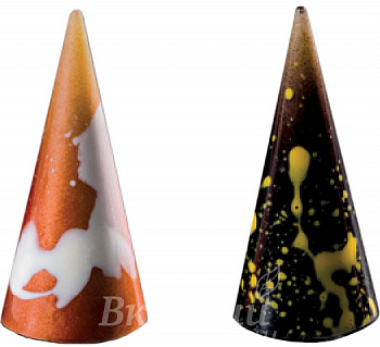 Фото форма для конфет пирамида конус piramide cone martellato ма4007