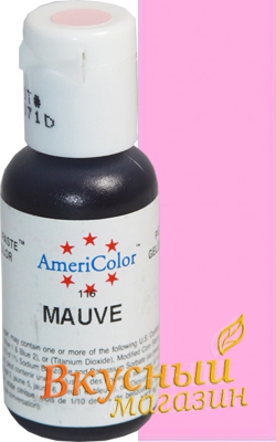 Фото краска розовато-лиловый гелевая mauve americolor, 21 гр.