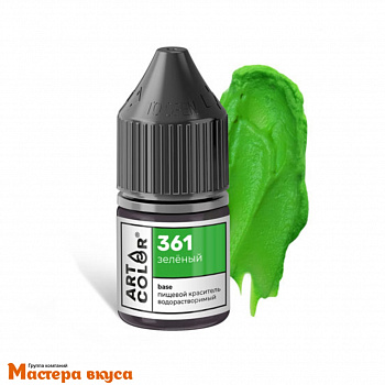 Фото краска зеленая гелевая art color pro, 12 мл.