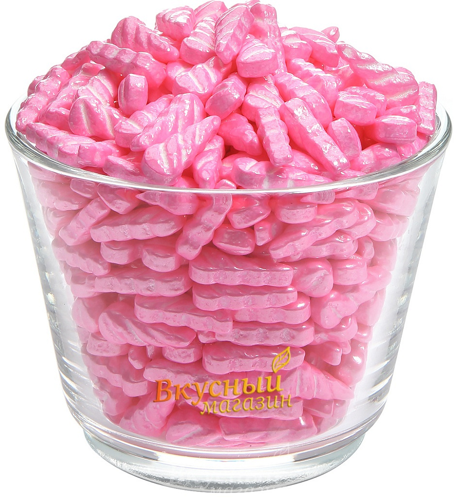 Фото декор единорожек розовый sweet bear, 50 гр.