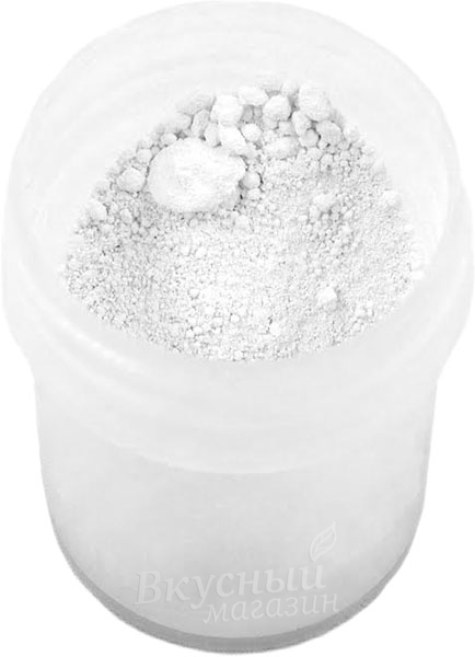 Фото краситель сухой белый (диоксид титана) натракол roha dyechem, 10 гр.