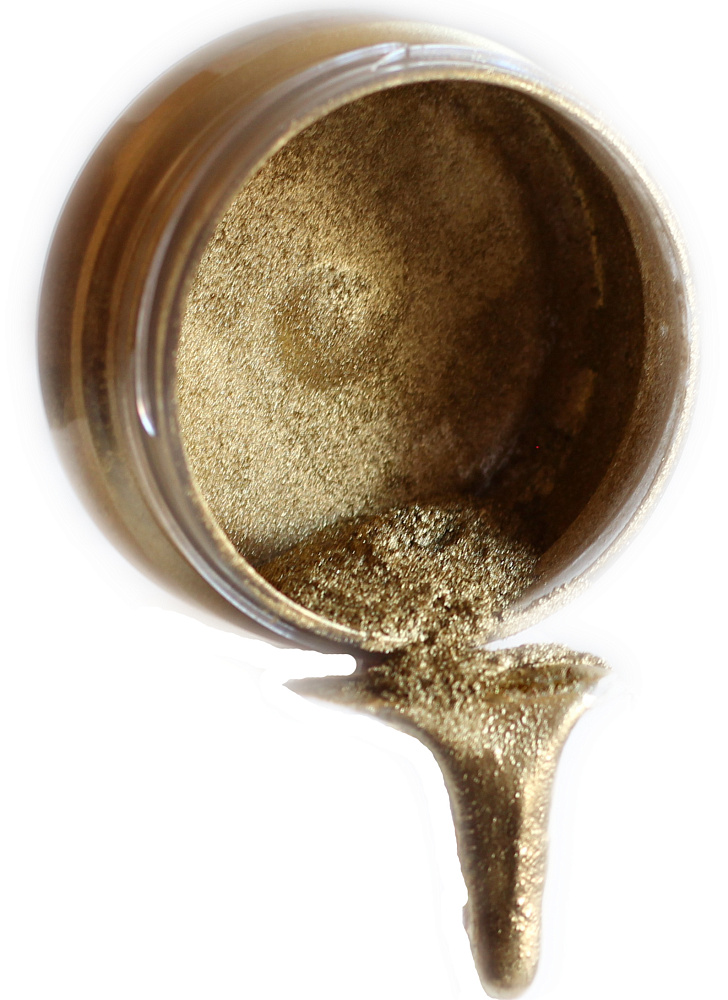 Фото краситель перл. сухой кандурин светлое золото плотный art of paints, 10 гр.