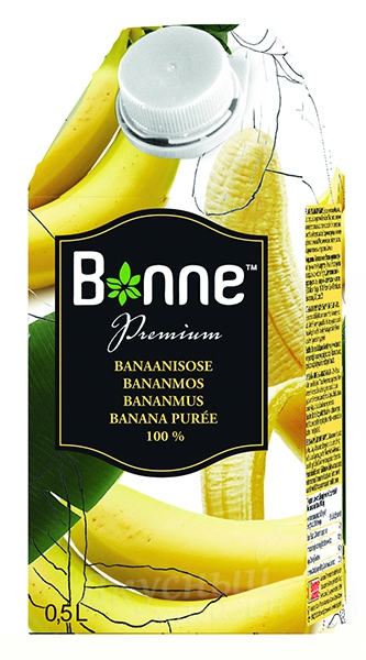 Фото пюре из банана premium bonne, 500 гр.